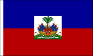 Haiti State Hand Waving Flags
